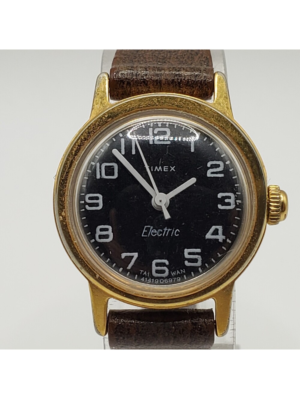 Vintage 1979 Timex Electric Watch Blue Dial Women C Cell For Parts Or Repair